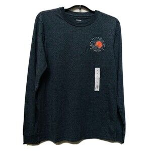 Sonoma Goods For Life Men's Long Sleeve Crewneck T-Shirt Dark Gray Size S hgd